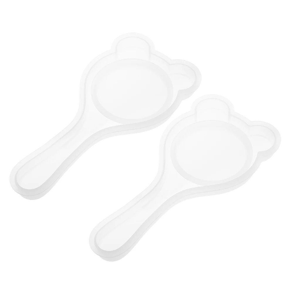 

2 Pcs For Comb Diy Use Mold Silicone Epoxy Cute Bear Ear Comb Crafting Silicone Mold Shape DIY Hair Accessories Resin Animal