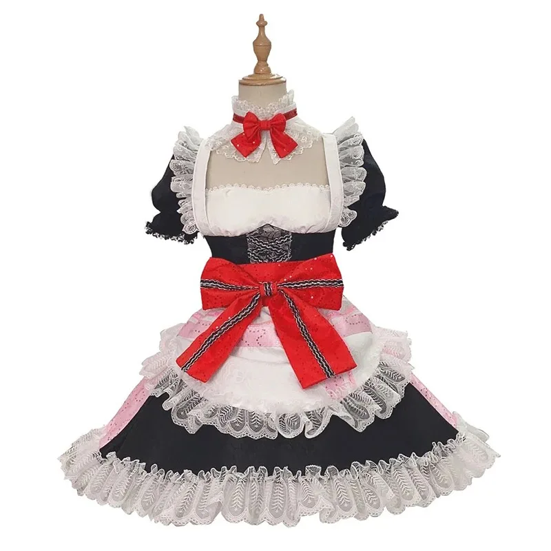 2025COS-HoHo Lovelive Yazawa Niko فستان الخادمة أنيق مثير جميل موحدة تأثيري حلي هالوين كرنفال حفلة الزي النساء #5