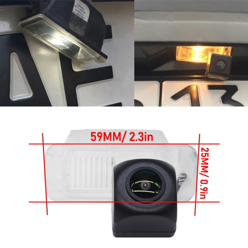 AHD Fisheye Dynamic Trajectory Car Rear View Wireless Camera For Ford Mondeo Kuga C-Max S-Max Fiesta Galaxy Escape EcoSport