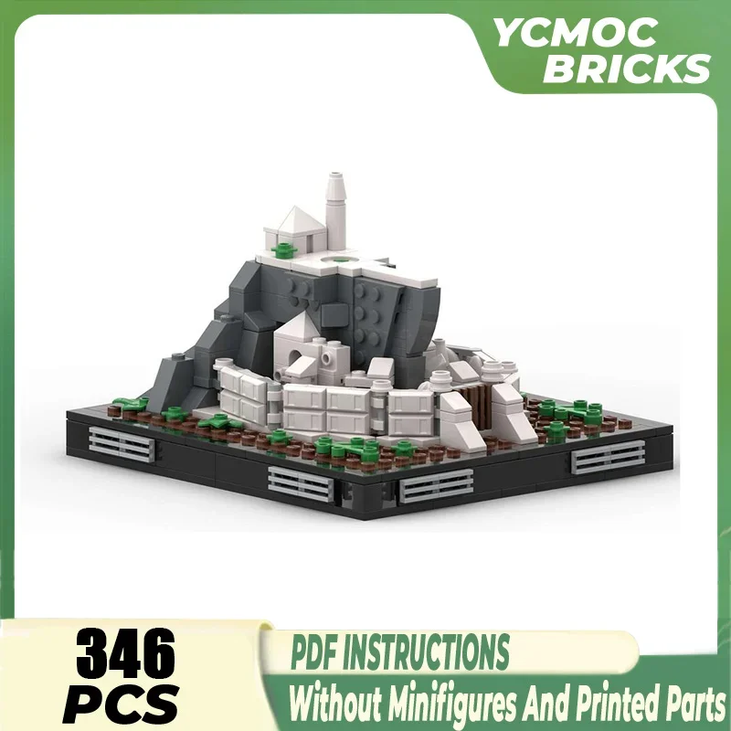 Rings Movie YcMoc Building Blocks MINI The White City Model Technology Bricks DIY Medieval Times LOTR Castle Children Toys Gifts