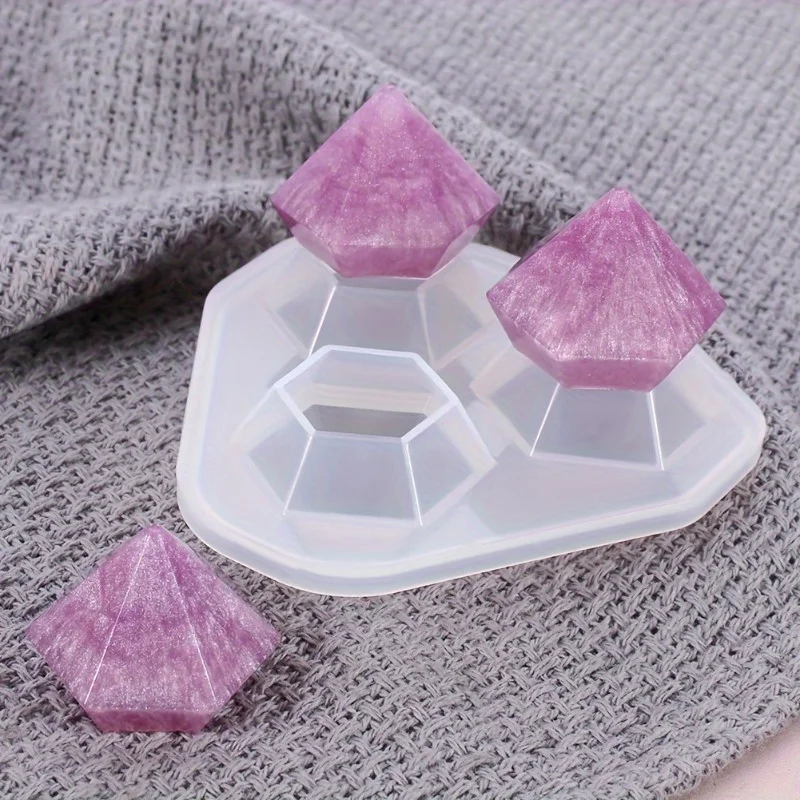 2pcs Diy resin Epoxy Resin Mold Rhinestones Resin Silicone Mold For Hanging Ornament Pendant Rhinestone Resin Liquid Silicone