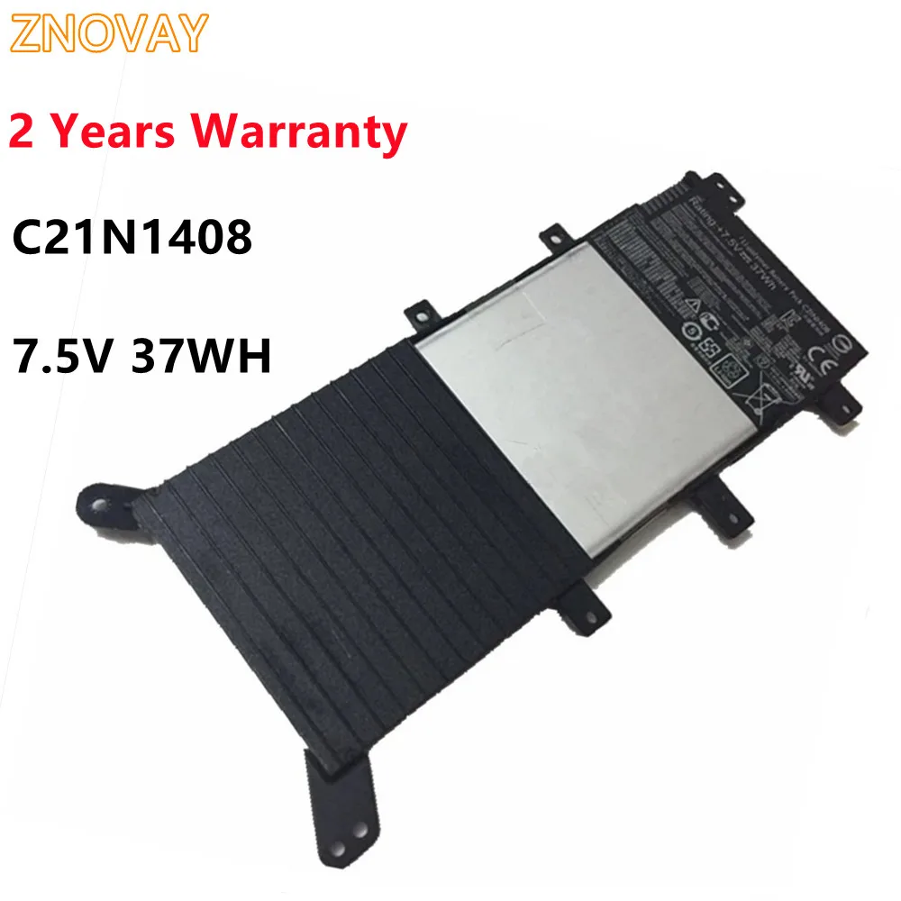 

ZNOVAY New C21N1408 7.6V 37WH Laptop Battery For ASUS VivoBook 4000 MX555 V555L V555LB V555U Series C21N1408