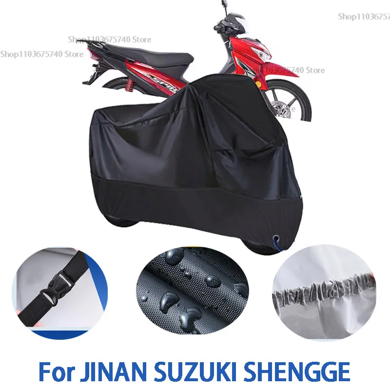 

Motorcycle Full Covers For JINAN SUZUKI SHENGGE Car Outdoors Sun Protection Dust No Ear Thickened Oxford Clothcover Accessories