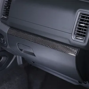 Sợi carbon mềm Hộp găng tay xe cho Nissan Frontier, bảng câu chuyện, dải trang trí, phụ kiện xe hơi, 2024 8 Cổng bán hàng chính Glory Nissan Frontier - 3
