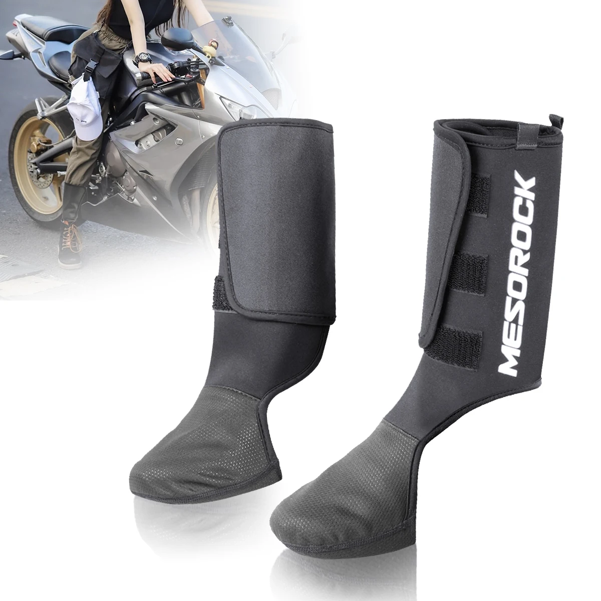 

Ветрозащитная защита лодыжки, езда на мотоцикле, катание на лыжах на открытом воздухе, бархатные морозостойкие чехлы для ног, зимние теплые чехлы для ног, оборудование