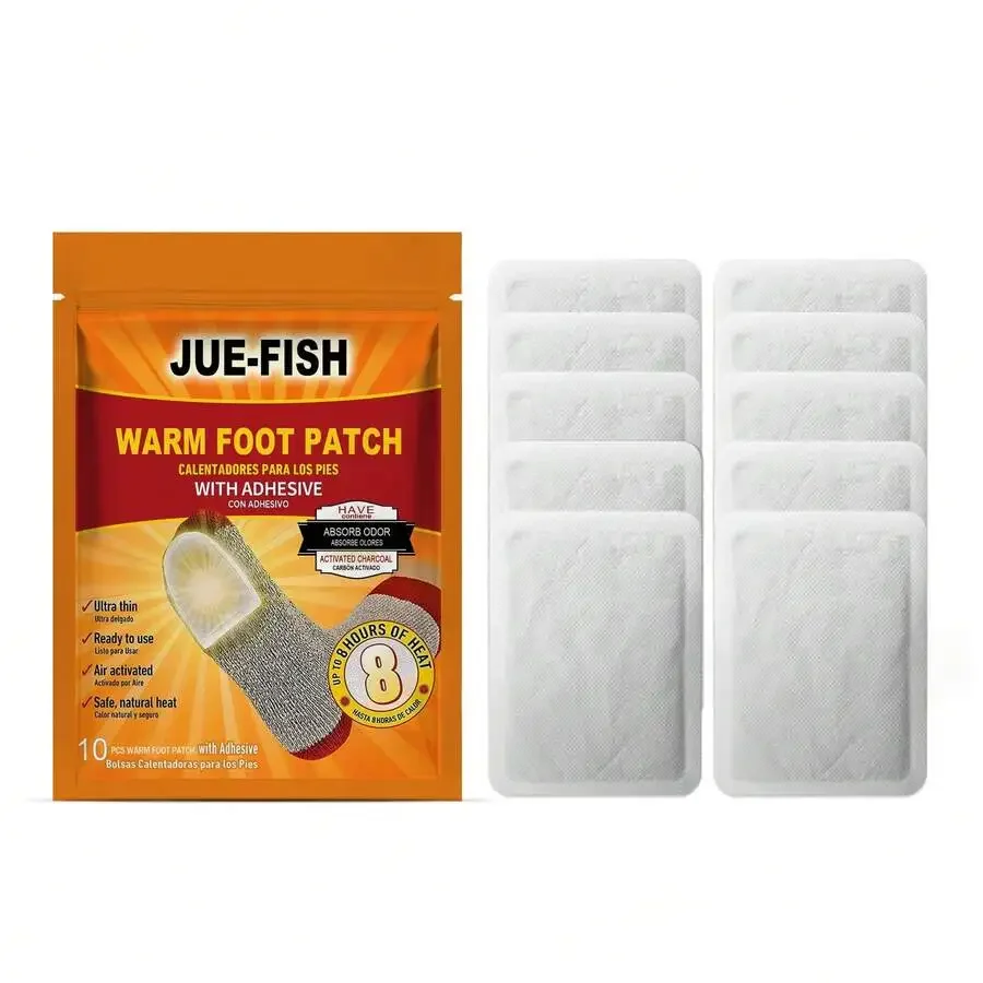 

Foot Warmer Patches Portable Disposable Heat Generating Cold Repelling Warmers for Feet