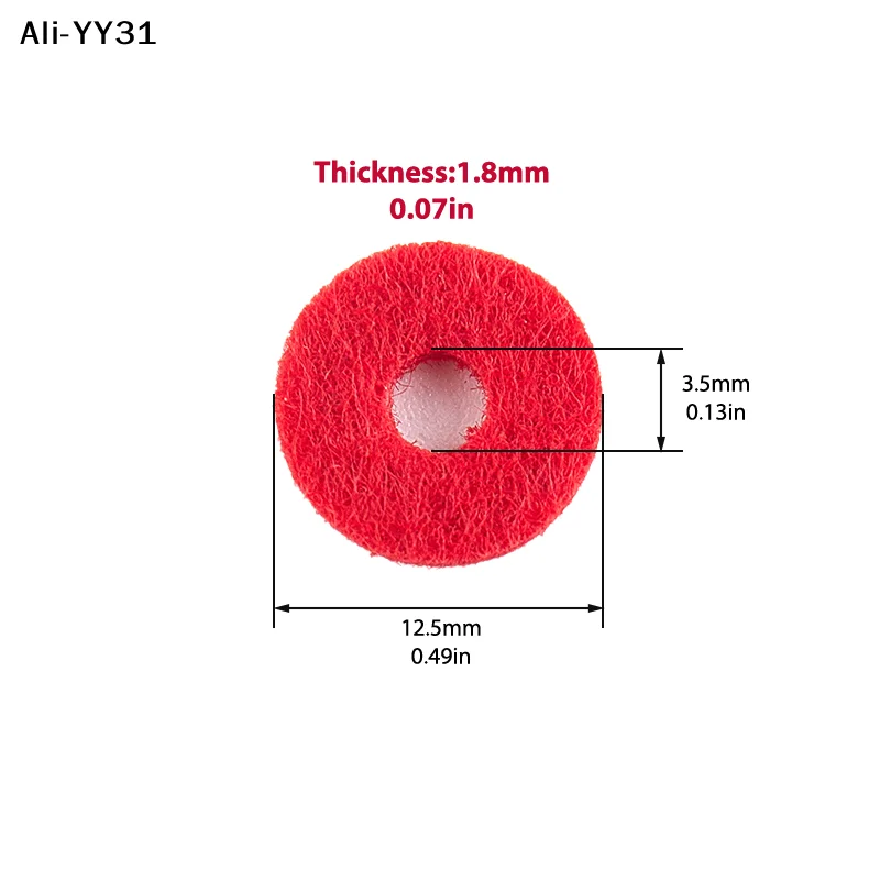 

【YY】90 шт./упак. 2025 новые фетровые шайбы для фортепиано, подушечки для аксессуаров для настройки фортепиано