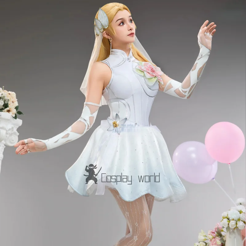 أنيمي امرأة غير مرئية سو العاصفة تأثيري حلي النساء ملابس الهالوين فستان الزفاف موحدة المهوس الفتيات كرنفال البدلة