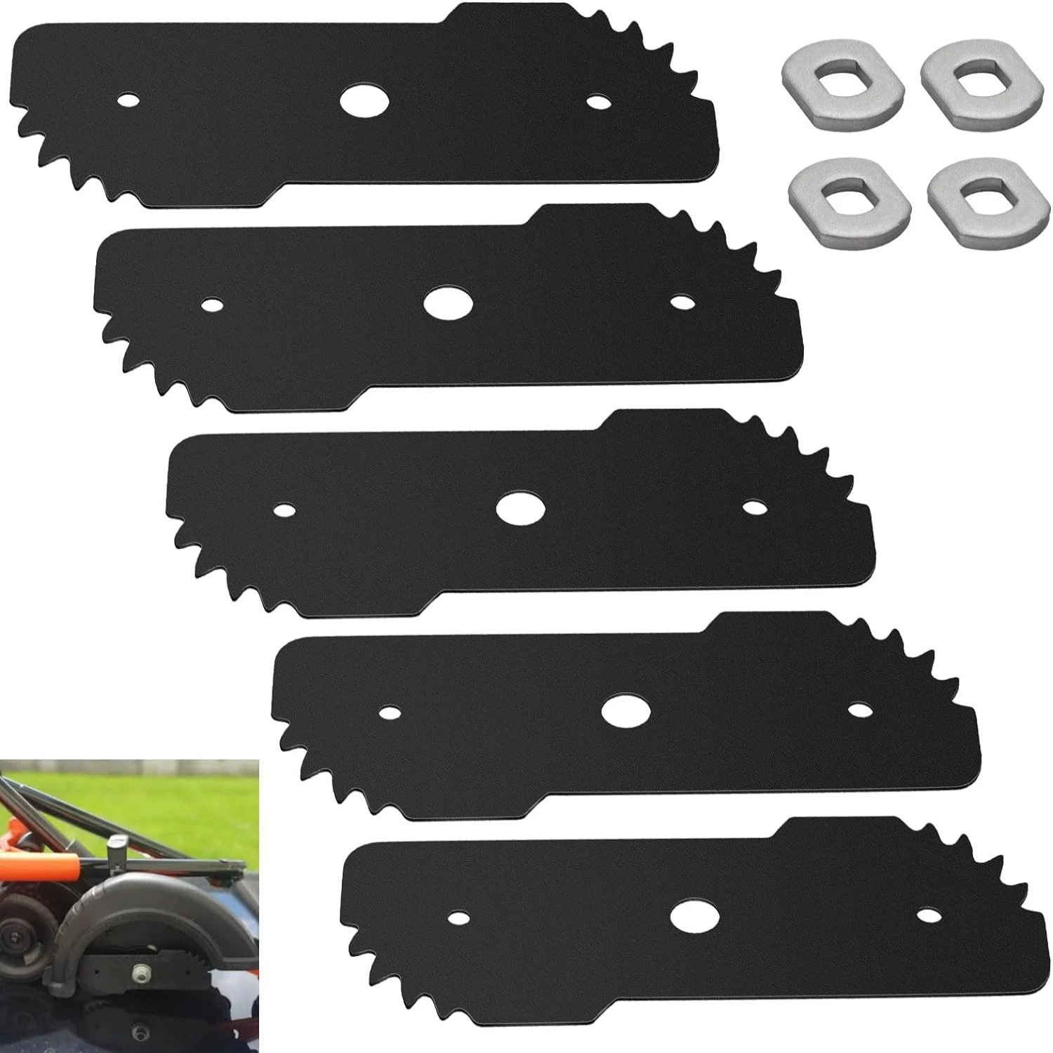 

Elevate your landscaping efforts with these high-quality, sharp, durable precision-engineered premium cutting blades. Designed f