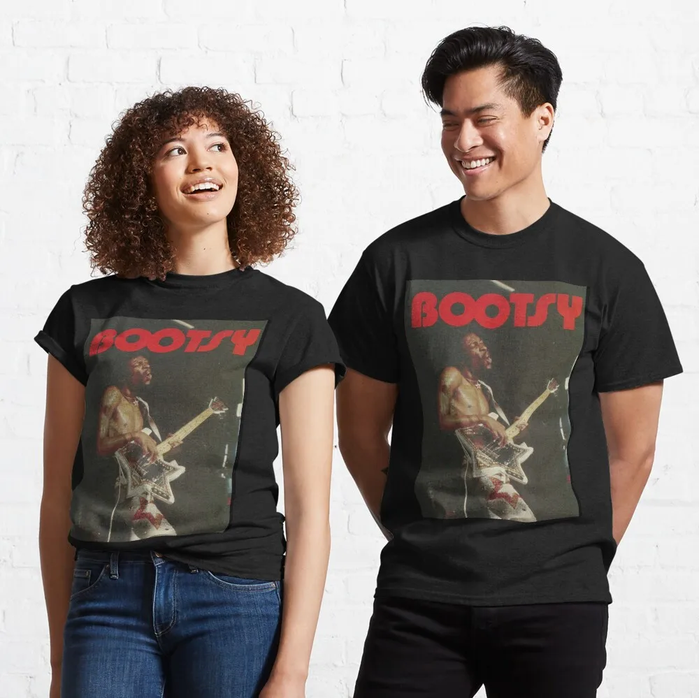 Bootsy Classic T-Shirt Unisex T-shirts For Man Woman Couple Short Summer Tees Casual Cotton New Arrival Fashions Couple's Cloths