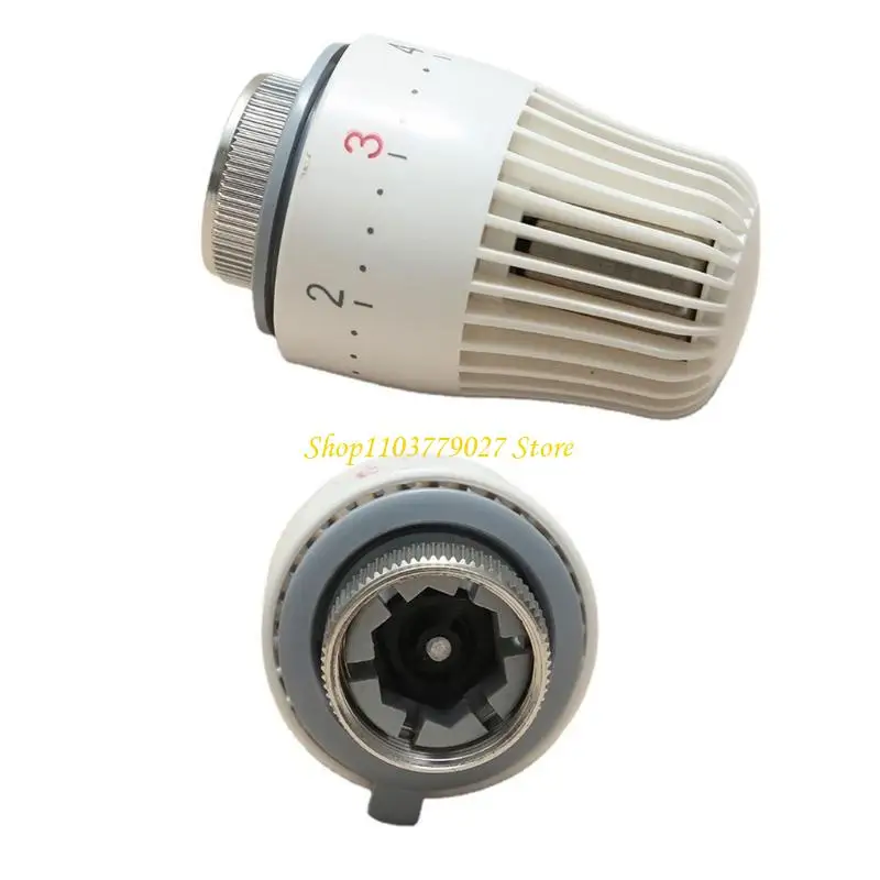 

C4DF 2pcs Radiator Thermostat Valves Head Only Radiator Temperature Control Knob Replacement Thermostatic Radiator Valves
