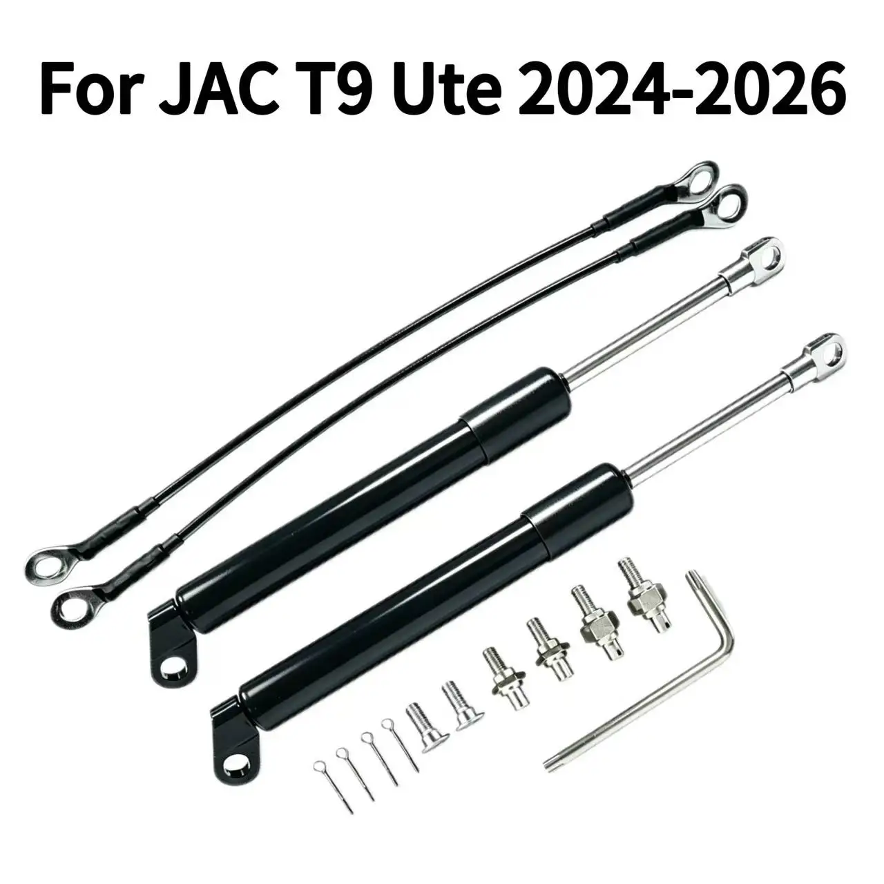 

Stainless Steel Rear Tailgate Slow Down Gas Struts Shock Assist Damper Lift Supports For JAC T9 Ute 2024-2026