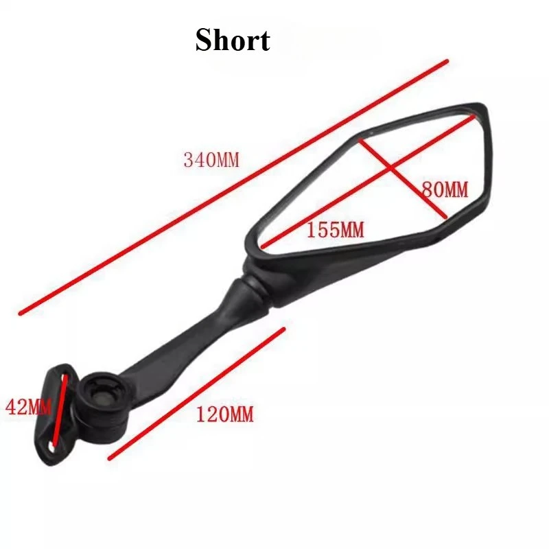 For Kawasaki ZX-4R ZX-4RR ZX25R 21-24 Years Models Modify Rearview Mirror Reverse Mirror Reflective Mirror Foldable