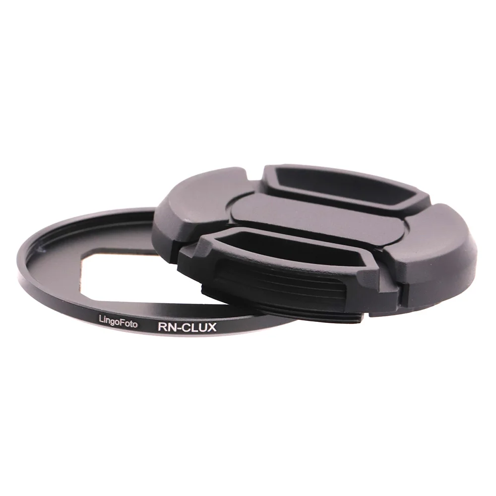 Kit adattatore filtro e copriobiettivo RN-CLUX per Leica C-LUX con tappo da 49 mm LL1619