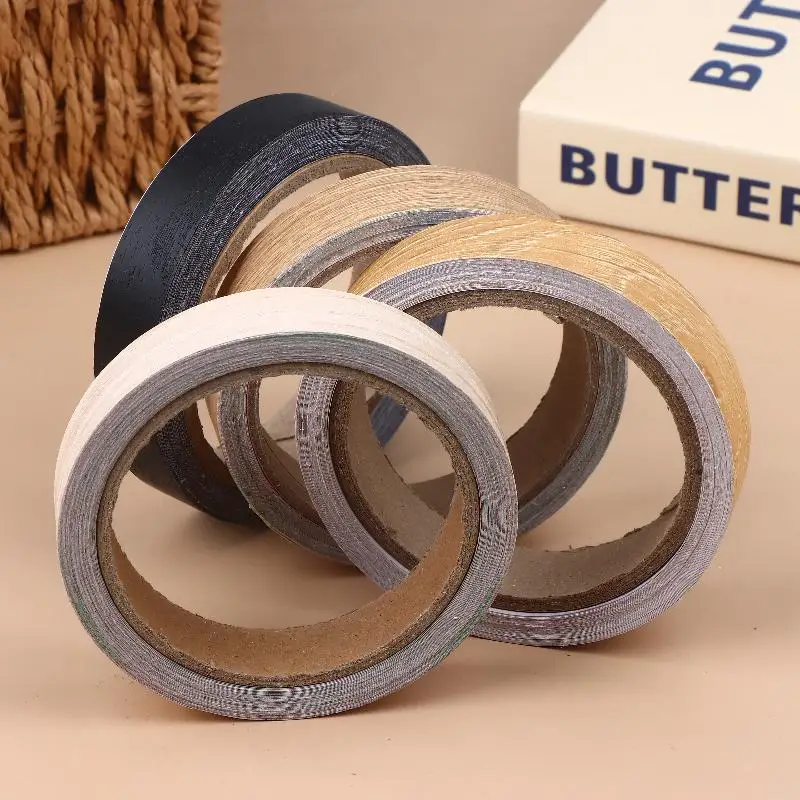 1 Roll 10m*2cm Preglued Edging PVC Edge Banding For Wood Kitchen Wardrobe Furniture Table Desk Board Edgeband Edger Glossy