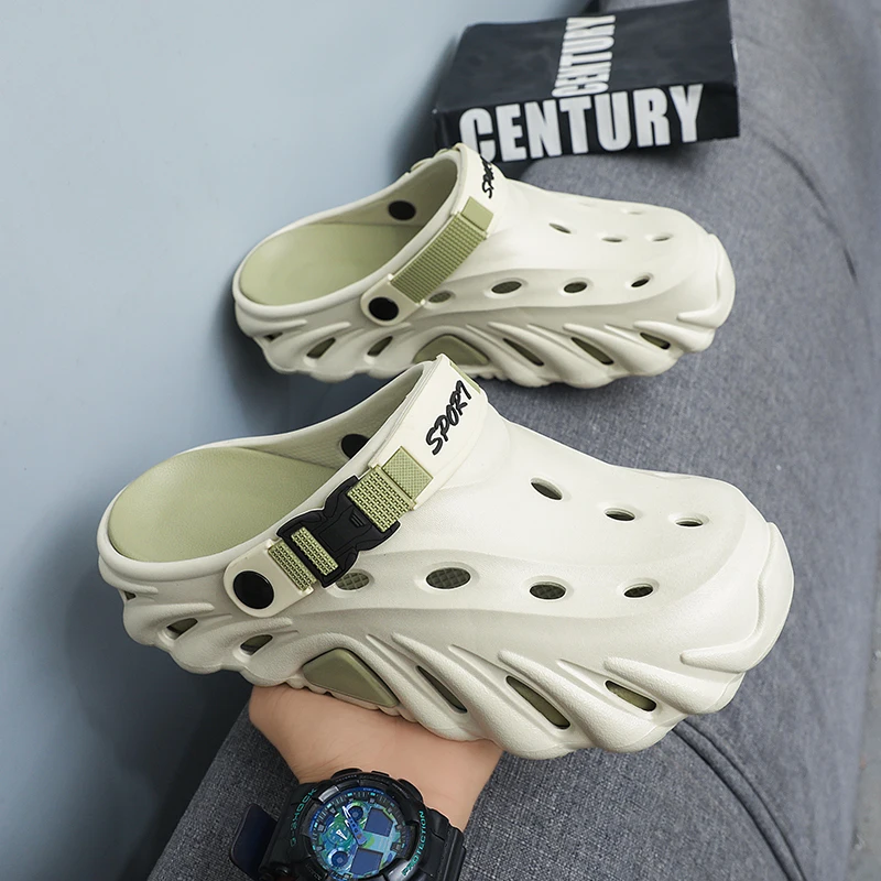 

Men's and Women's Summer Outdoor Sports Non-Slip Anti-Odor Thick-Soled Dual-Purpose Beach Toe-Toe Sandals