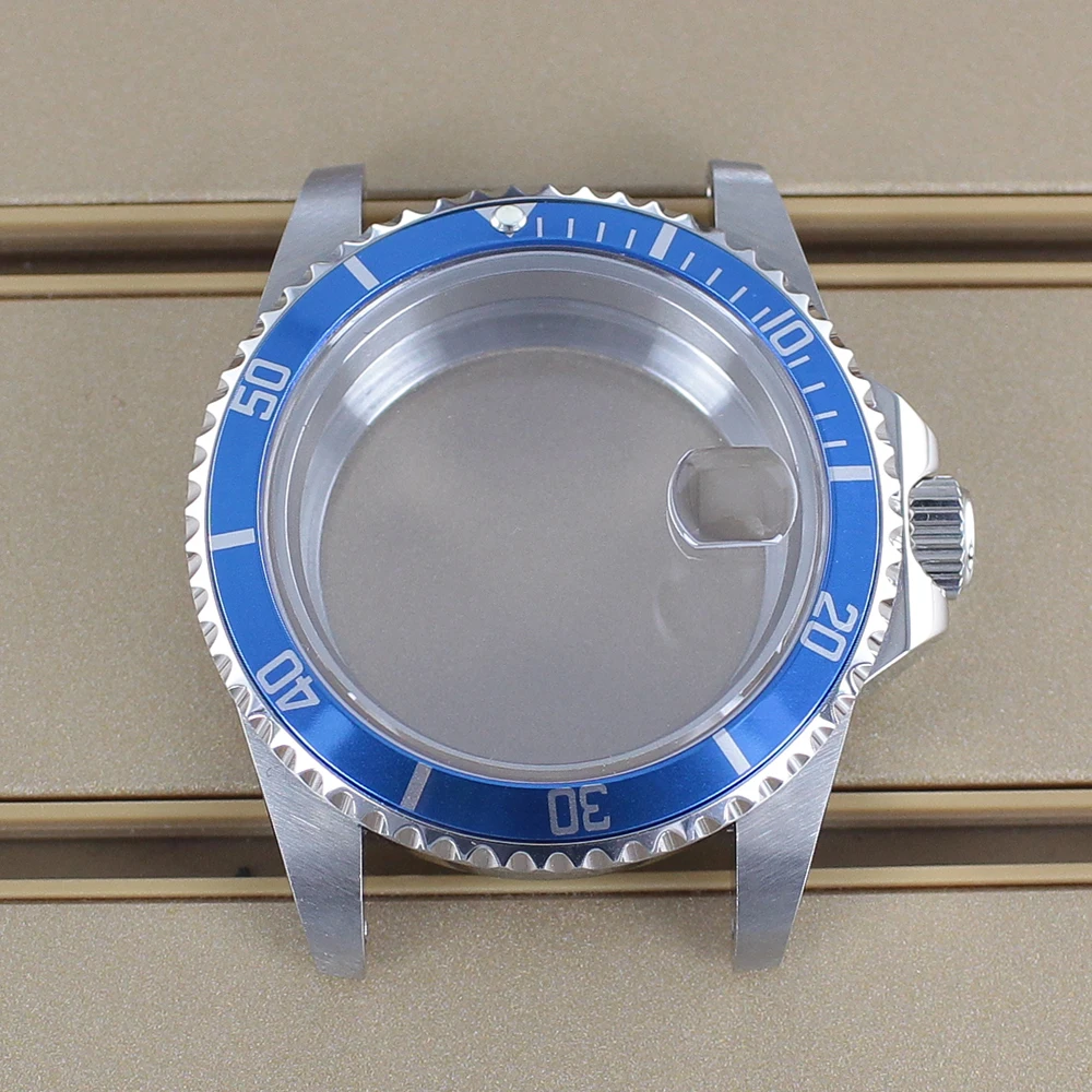 

38mm Vintage Diving Watch Case Waterproof Sapphire Glass For Retro Submariner Seiko NH34 NH35 NH36 NH38 4R36 Automatic Movements