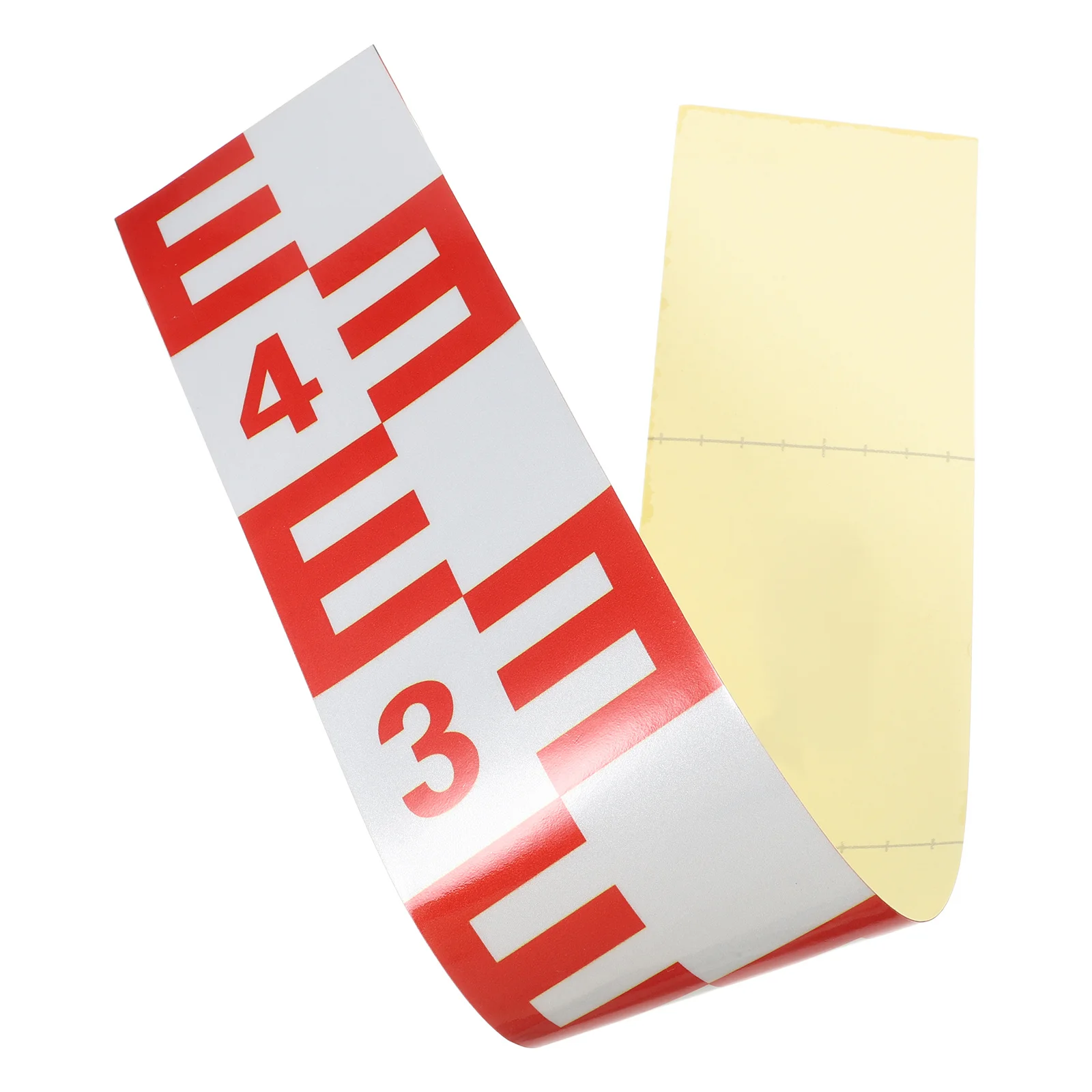 

50Cm Water Level Measuring Sticker Reflective for Aquarium Pond Tank Self Adhesive Waterproof Gauge with Clear Depth