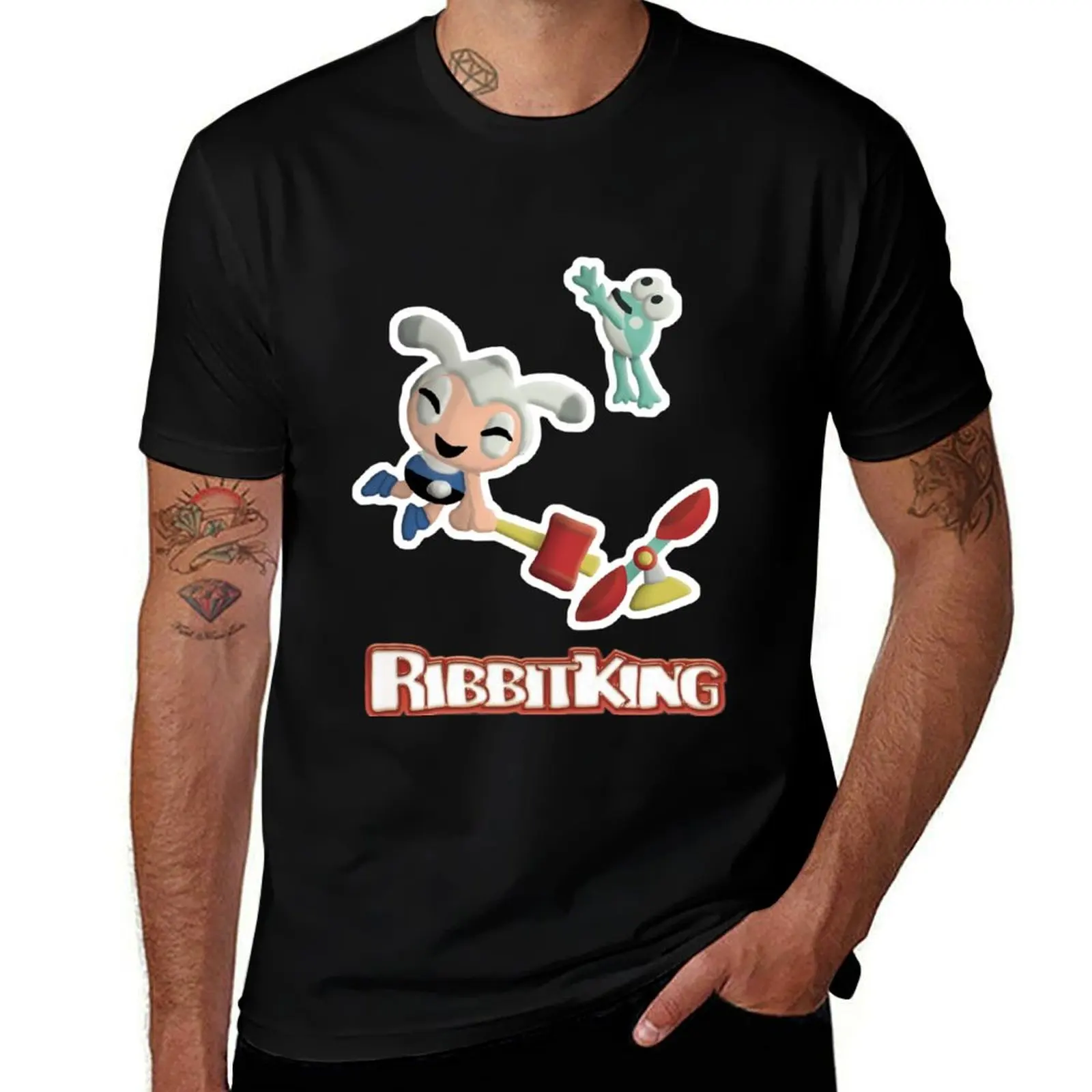 

Ribbit King T-Shirt custom t-shirts sweat summer clothes clothing for men