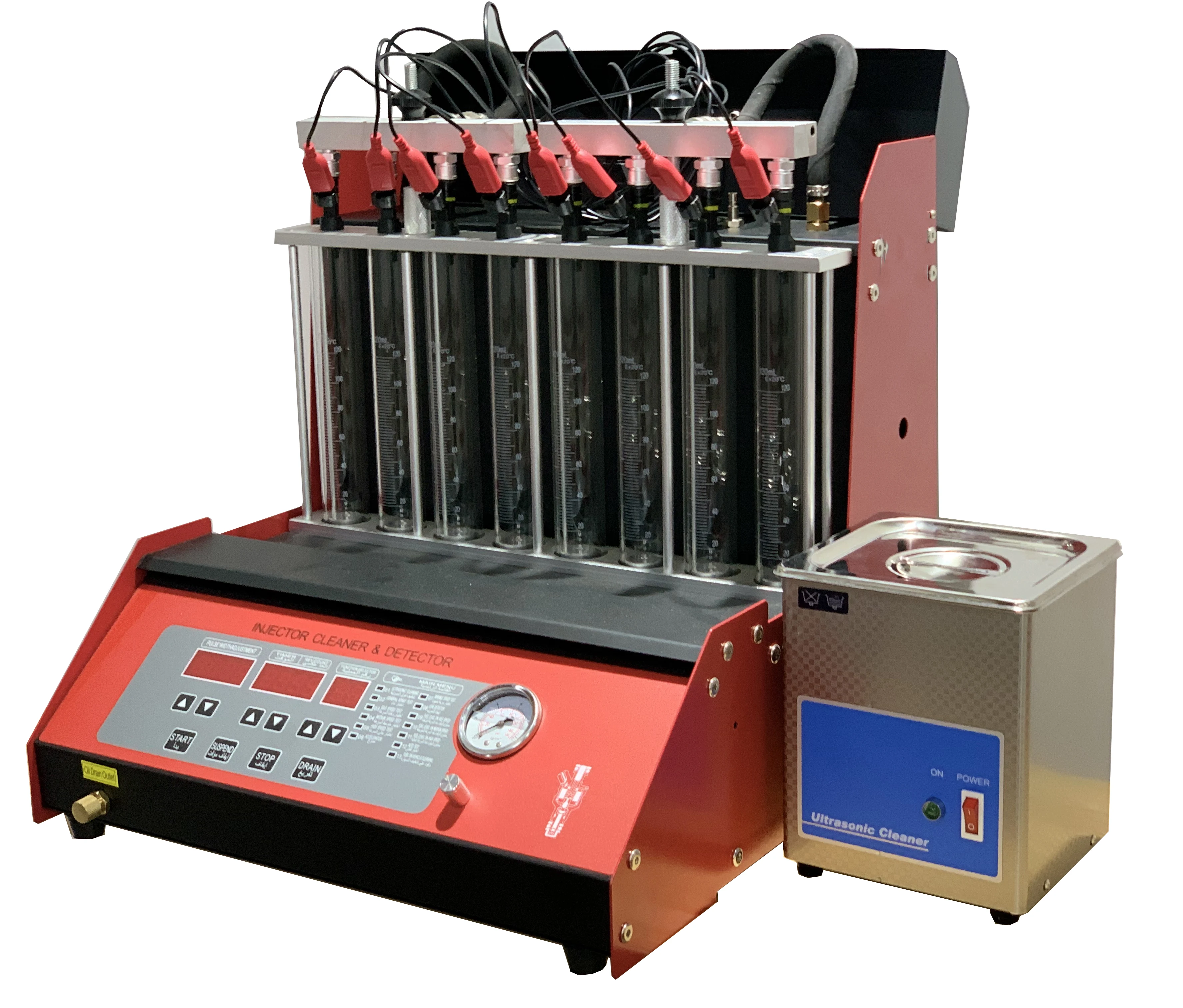 

8 Cylinders of Automatic Fuel oline Injector Tester & Cleaner