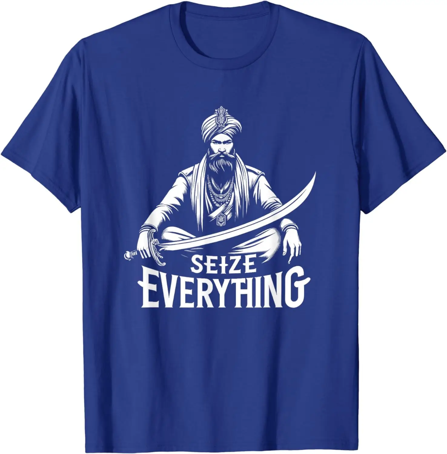 Sikh Seize Everything T-Shirt Anime Graphic T-shirts For Men Clothing Women Tees High Quality 100%Cotton Short Sleeve