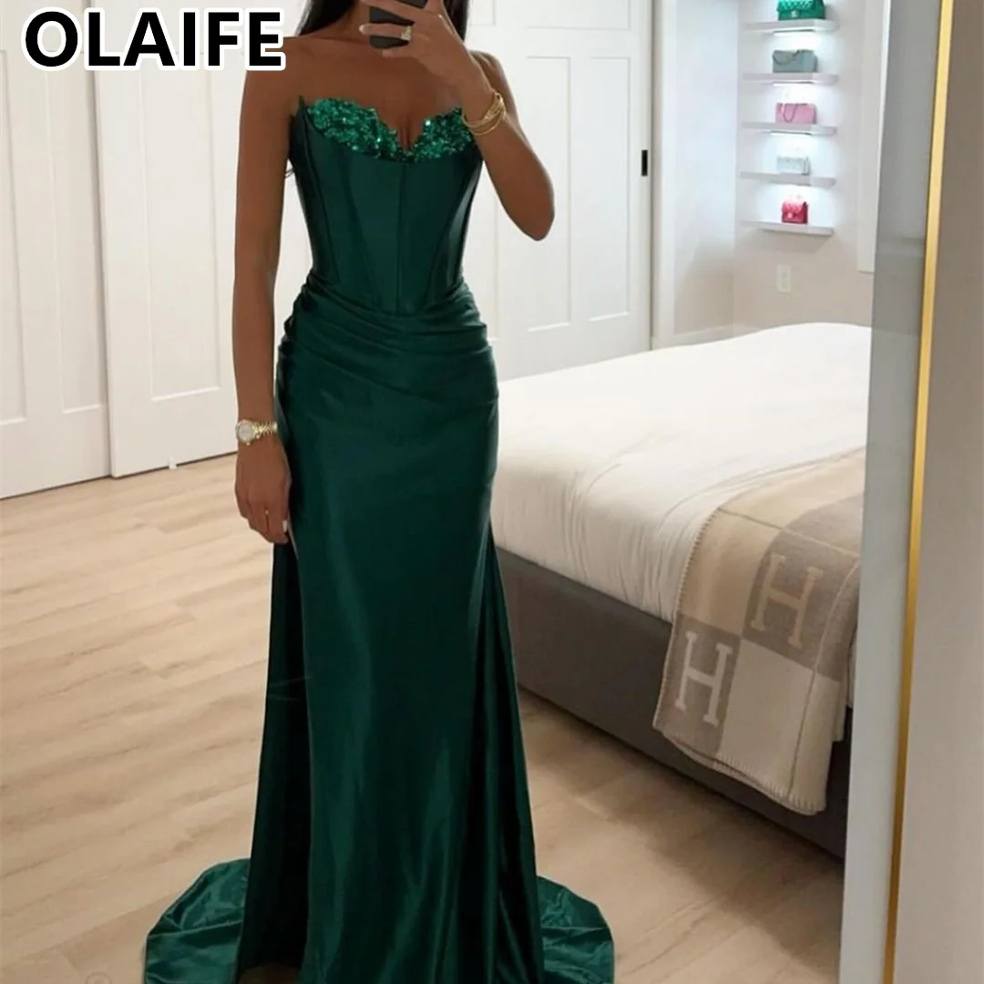 

Chic Prom Dresses فساتين سهرة Mermaid Sleeveless vestidos para eventos especiales فساتين للمناسبات الرسمية vestidos de gala