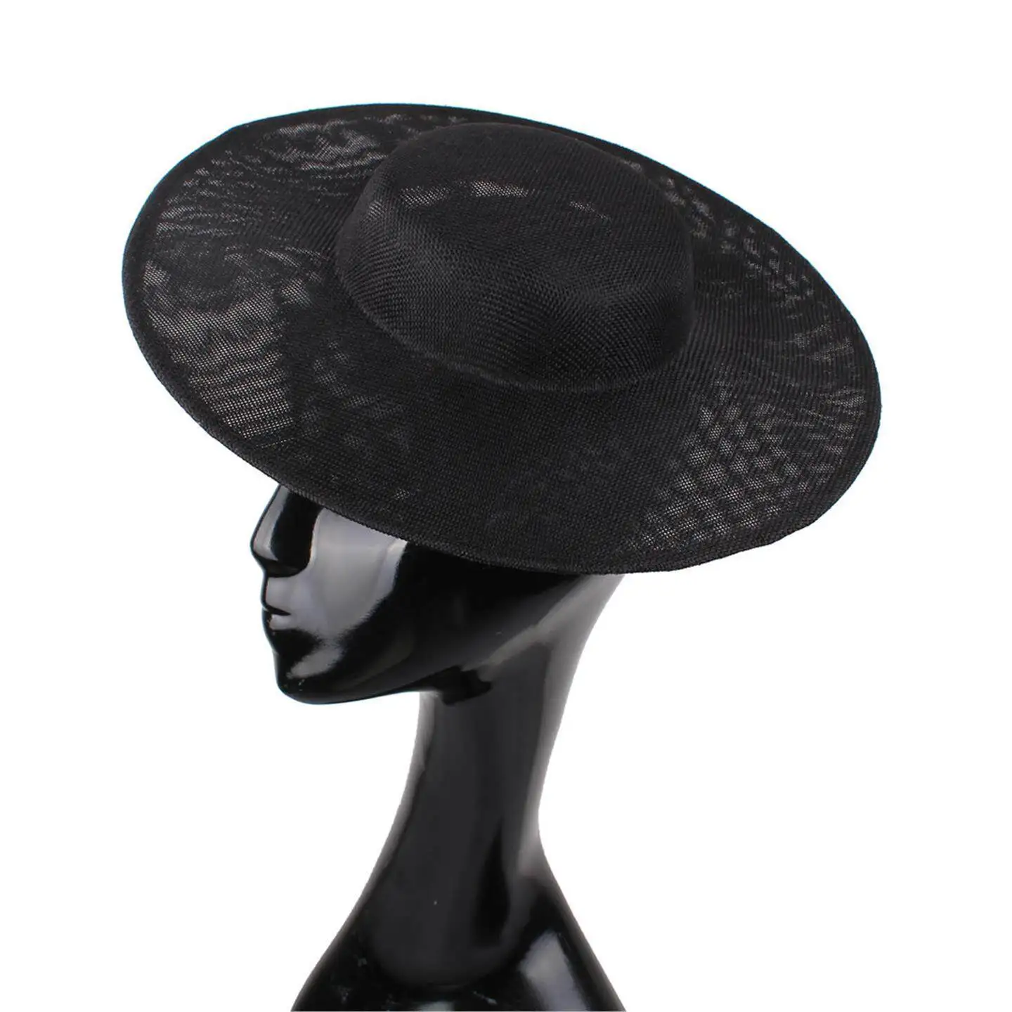 New Evening Party Bride Headwear Base Hat Embellishment Wind Hemp Hat Base Satin Hat Underbase Hanfu Skirt Half-length