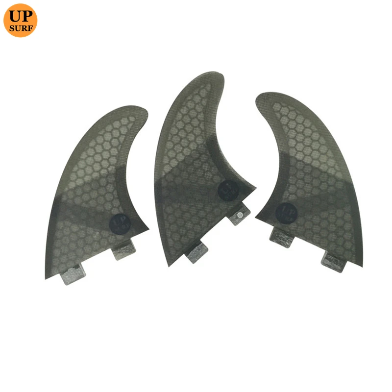 UPSURF FCS Fins G3 Size Grey Color Surf Board Fin Fiber Honeycomb In Surfing Board S Size Surf Accessories prancha de surf