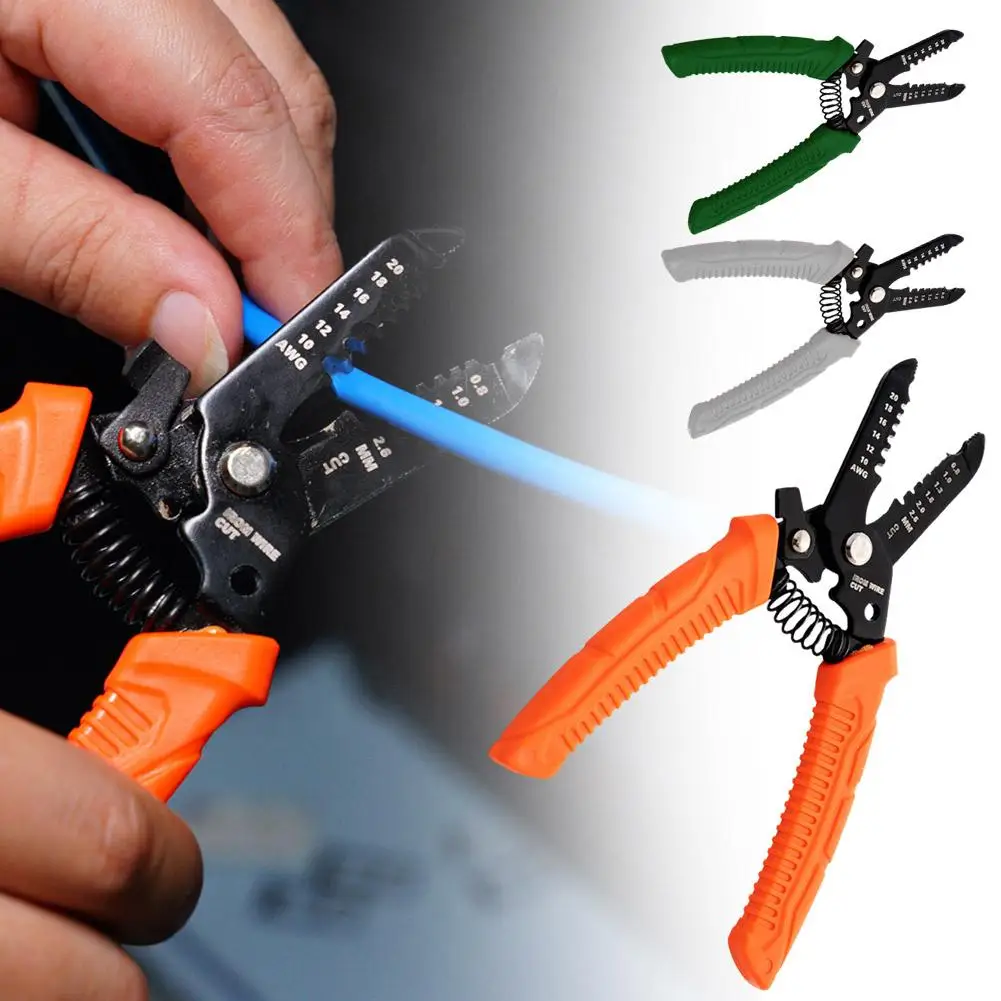 Multifunctional Wire Strippers Hand Tool Wire Stripper Cable Stripper Tool Decrustation Cutter Repair Electric New 2024 Pli E1A2