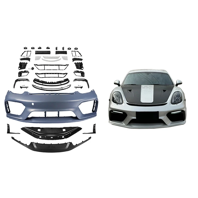 

2012-2023 For Cayman Boxster 981/982/718 GT4 Front Assy Body Kit Fog Light New Upgrs For 981 GT4 2016-2017 982 718 GT