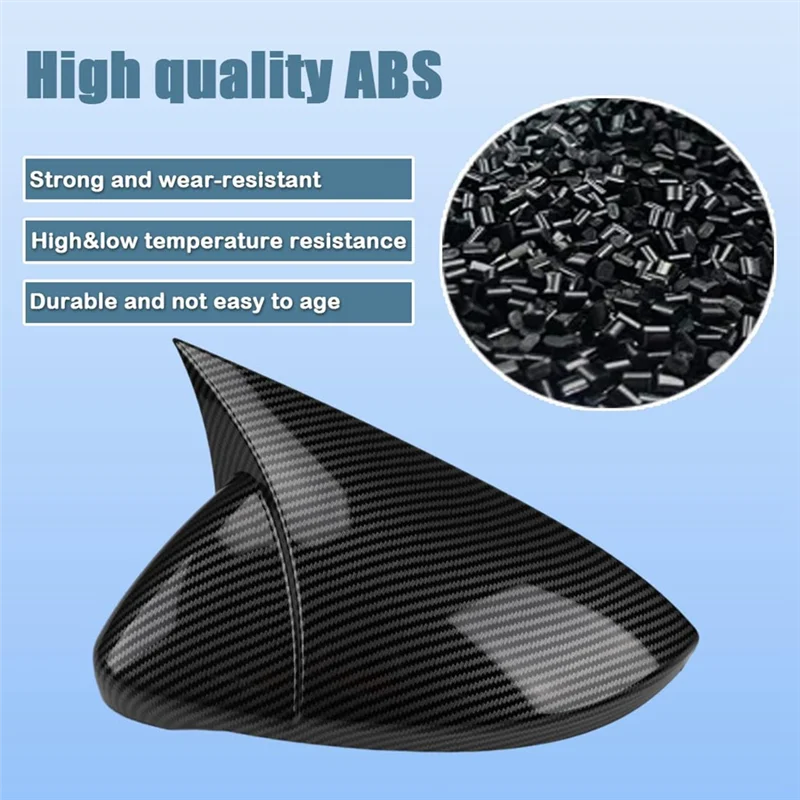 

Rear View Side Mirror Cover Side Mirror Cap For Jetta / Jetta GLI 2019 2020 2021 2022 Parts Carbon Fiber