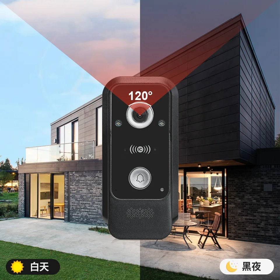 

7-дюймовый IPS-экран 2MP 1080P Tuya APP WIFI дверной телефон домофон визуальный дверной звонок 120 градусов широкий угол домашней безопасности дверной просмотрщик