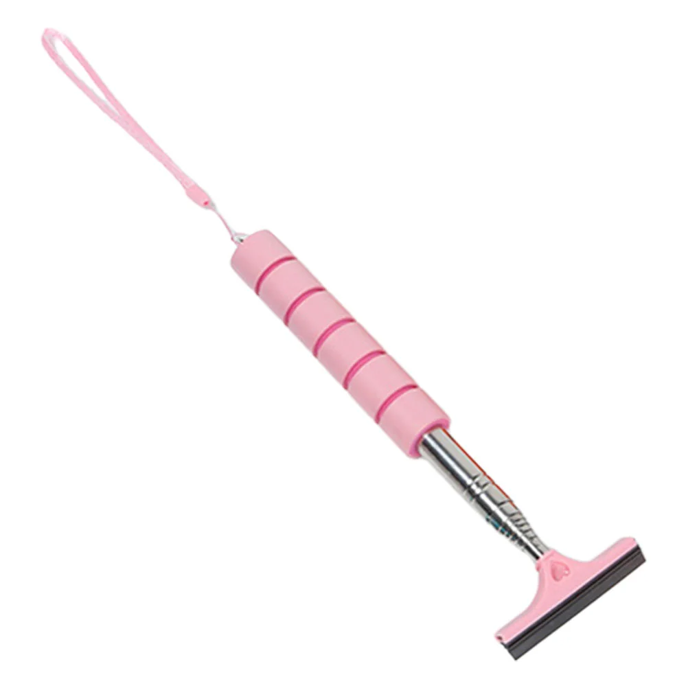 

Automotive Car Telescopic Wipers Windshield Cleaner Tool Rear View Mirror Squeegee Rearview Pink Window Cleaning