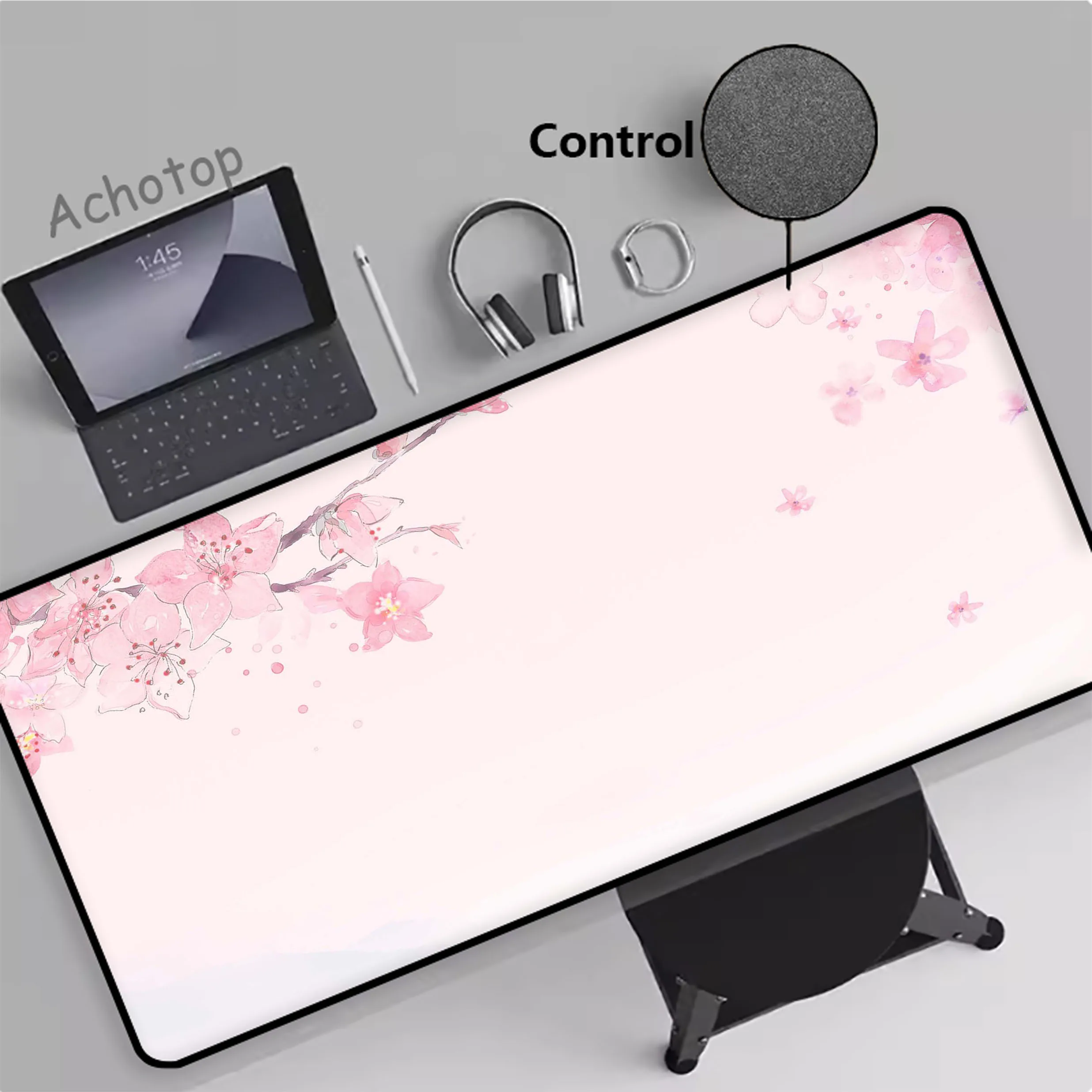 Japanese Pink Sakura Control Gaming Mousepad Gamer Mousemat Mouse Mat Desk Pad XXL Mouse Pad Keyboard Mat Pc Tapis de Souris