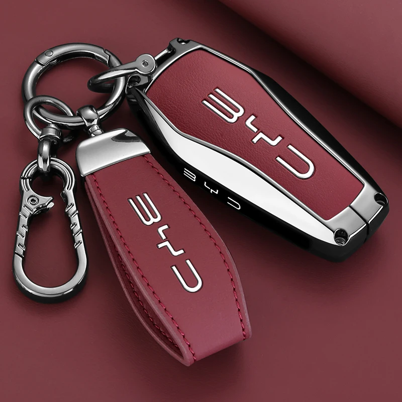 Zinc Alloy Key Fob Cover For BYD Song Plus, Song L DM-i/Max, Song Pro EV, Premium Remote Key Shell For Men Car Accessories