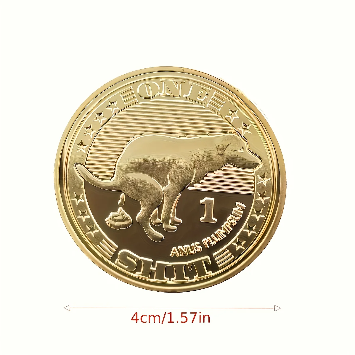 1 Lucky Coin, A Collectible Coin Beloved for Its Hilarious and Spoofy Party Charm - Perfect for Collectors, Craft Decorations, B
