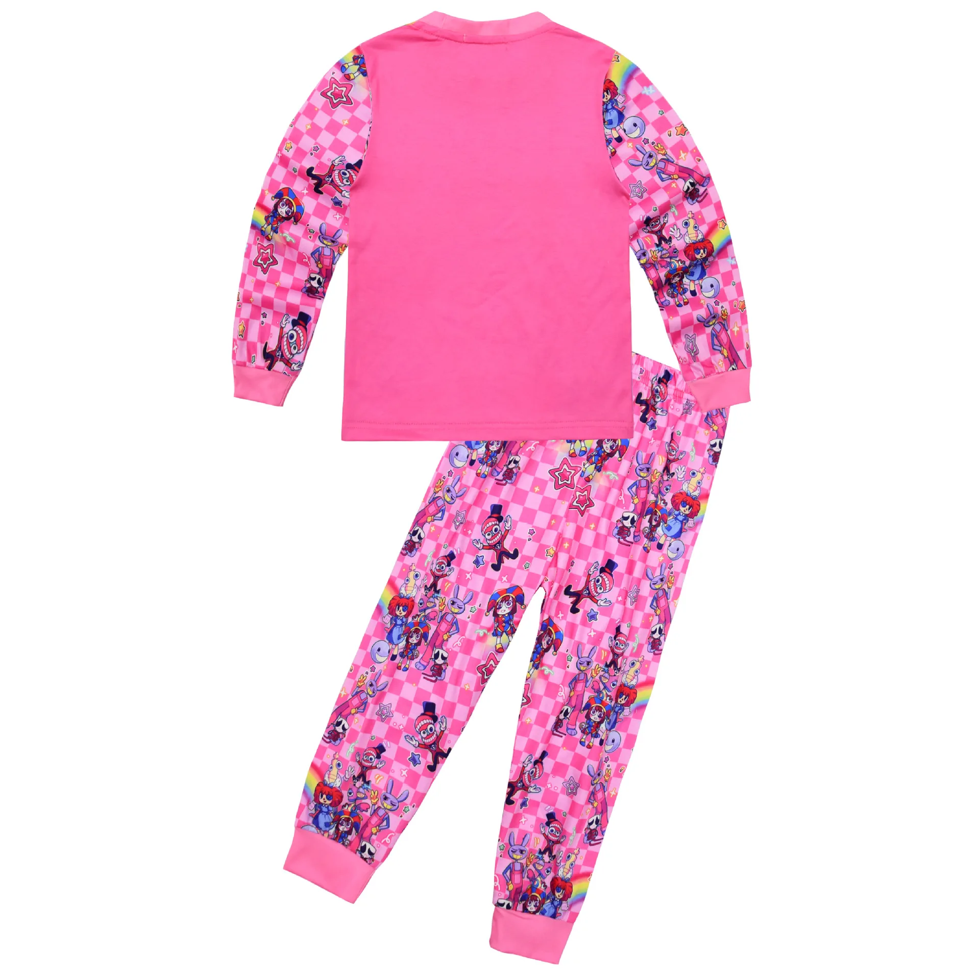 The Amazing Digital Circus Pajamas Boys Girl Top+Pant Sets Kids Pomni and Jax Clothes Set Toddler Clothing Baby Clothes