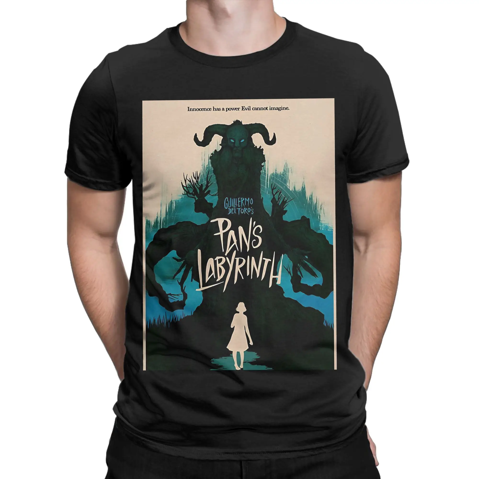 Pans Labyrinth  Classic Shirt painting Funny Graphic 100% Cotton T-Shirt pans labyrinth Tees Tops For Men