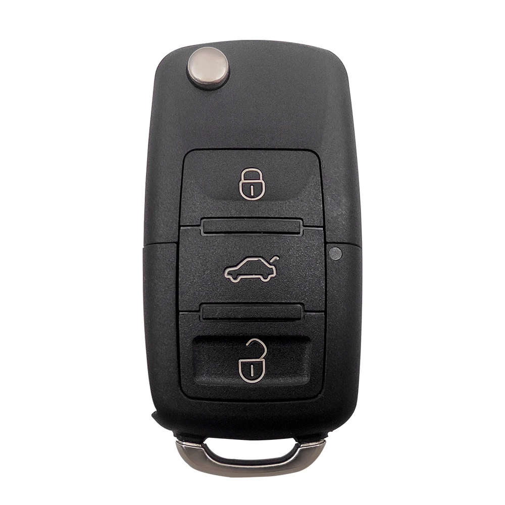 5pcs 3 Buttons Remote Case for VW VVDI XKB501EN Car Key Shell Without Battery Holder and Blade