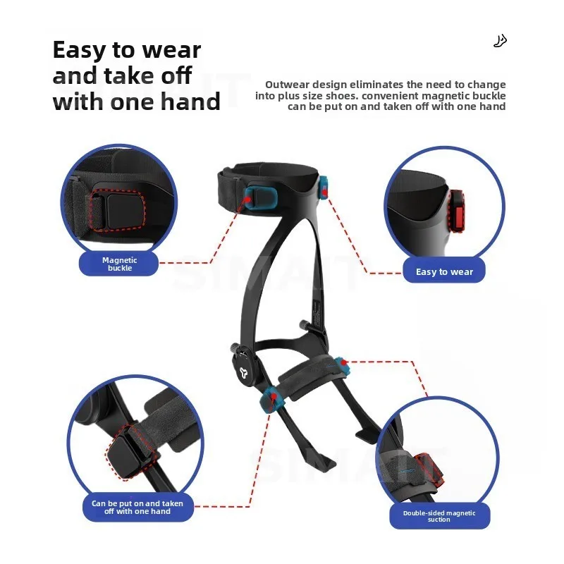 1Pcs Foot Droop Orthosis, Foot Valgus and Extropion Foot Rest, Stroke Hemiplegia Rehabilitation Training