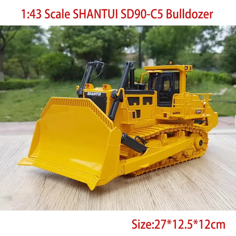 รถดันดิน SHANTUI SD90-C5 รุ่นหล่อขึ้นรูปโลหะผสม อัตราส่วน 1:43 ของเล่นสะสม ของที่ระลึก ของขวัญสำหรับเด็กผู้ชาย สำหรับจัดแสดง