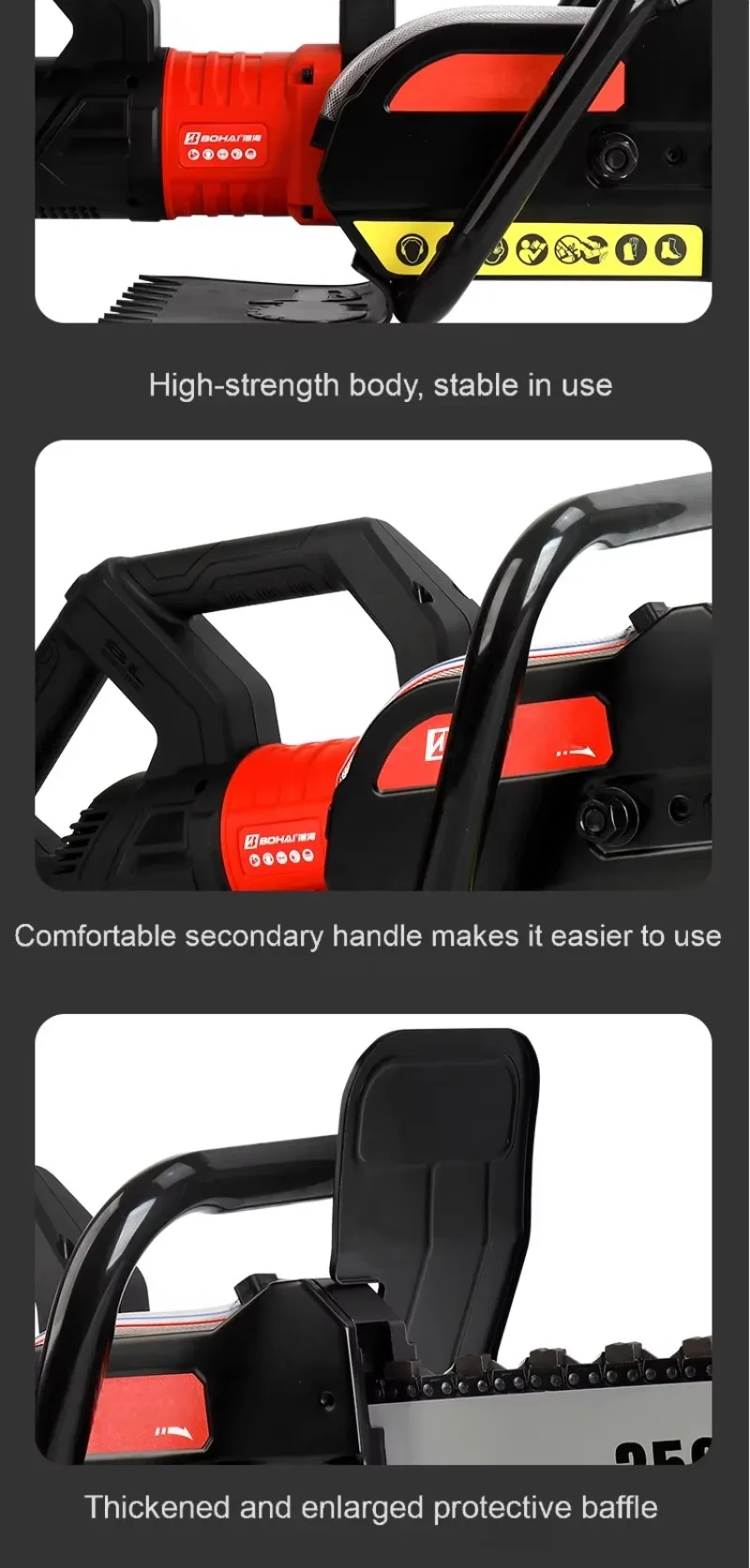 China Factory Electric Concrete Chain Saw with Pump 220V 6000W 480mm Cutting Depth Low Maintenance Cost 1 Year Warranty