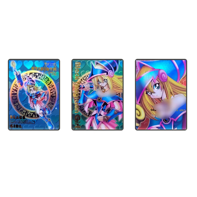 Yu-Gi-Oh! Homemade Card cartoon character Black Magician Girl Lemon Magician Girl Collectible card toy Christmas birthday gift