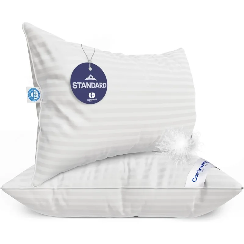 Firm Ultimate Comfort with 700 Fill Power 100% Hungarian White Goose Down Pillow (23oz) - Standard Size, 20 x 26 Inch