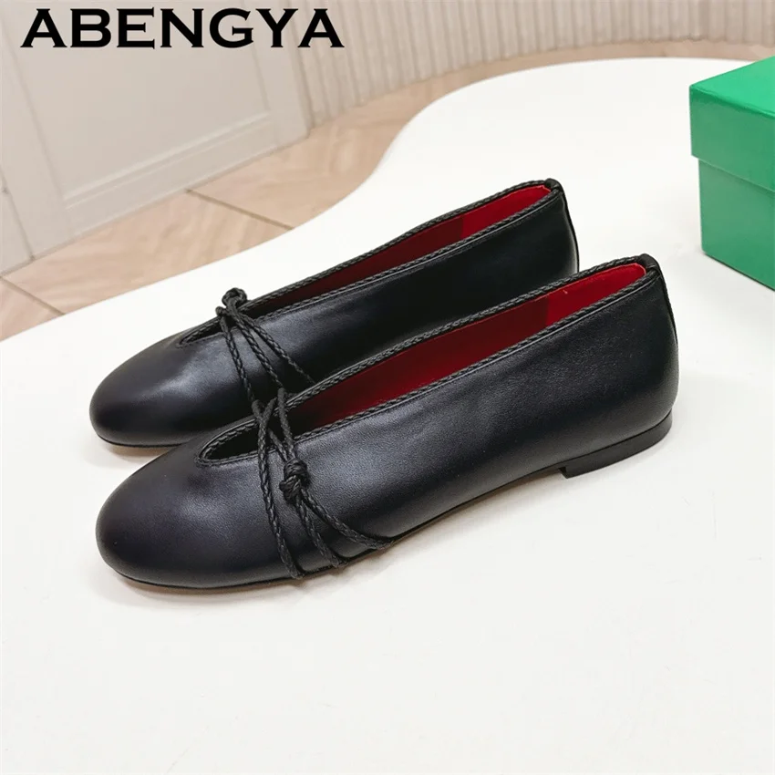100% Genuine Leather Loafers Flat Shoes Women Multicolour Round Toe Casual Flat Shoes Summer Moccasins Lady Driving Shoes Women
