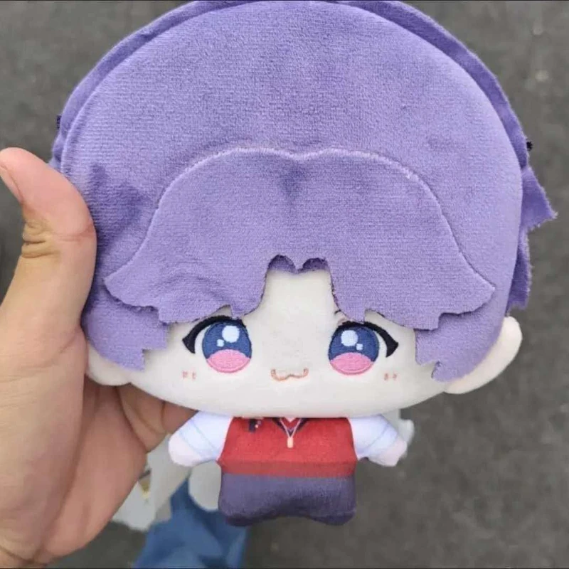 17cm Anime Game Love and Deepspace Kawaii Cosplay Props Soft Cotton Wallet Holder Sylus Caleb Cartoon Mini Coin Purse Bags Gift