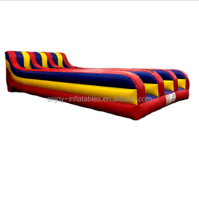 3 lane China attractive inflatable bungee run/funny sports game for adult