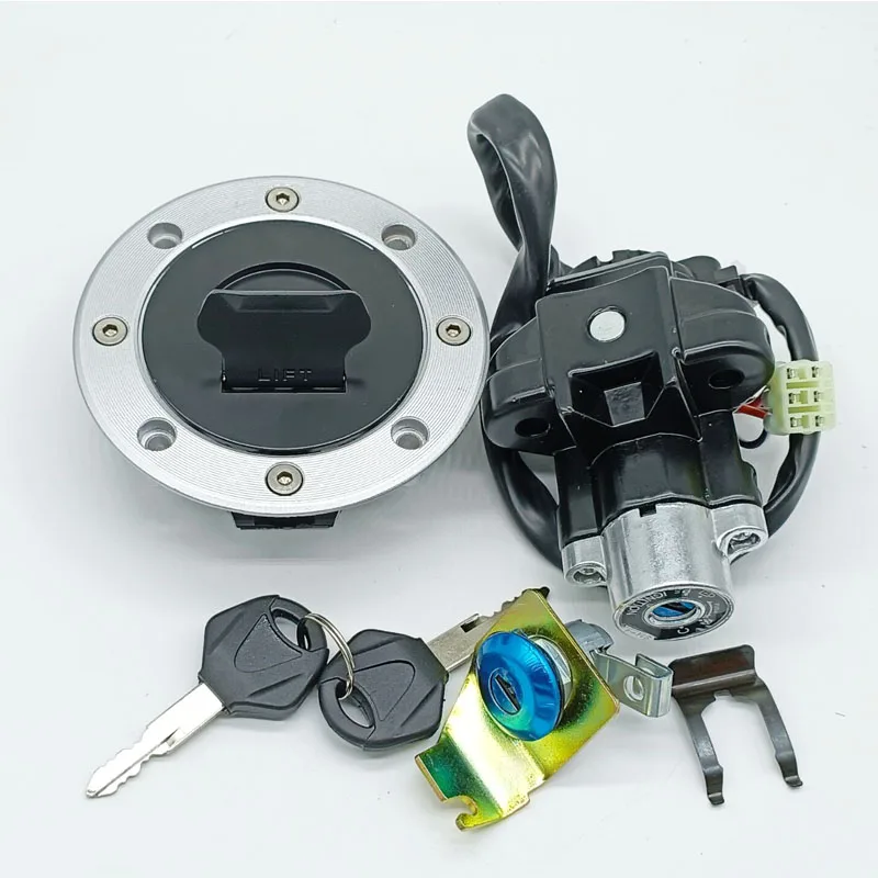 Ignition Switch Fuel Gas Cap Seat Lock Set For Suzuki SV650 GSX1400 1999 2000 2001 -2007 V-Strom DL 650 1000 2002 20032004-2012