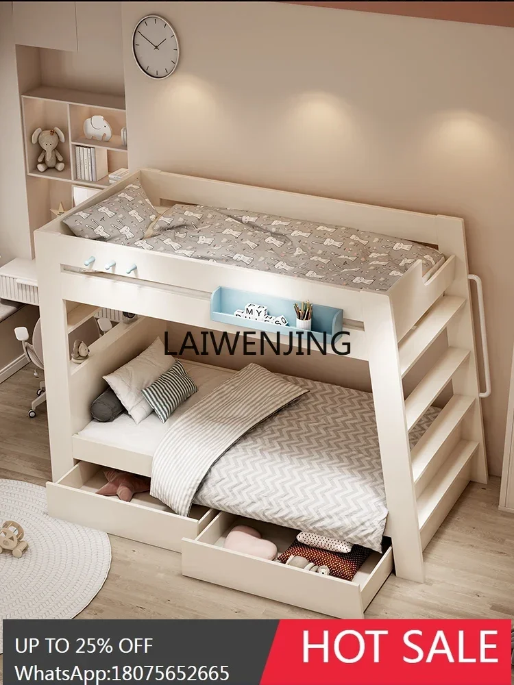 LYN upper and lower bunk beds of the same width, upper and lower bunk beds, staggered high and low child and mother beds