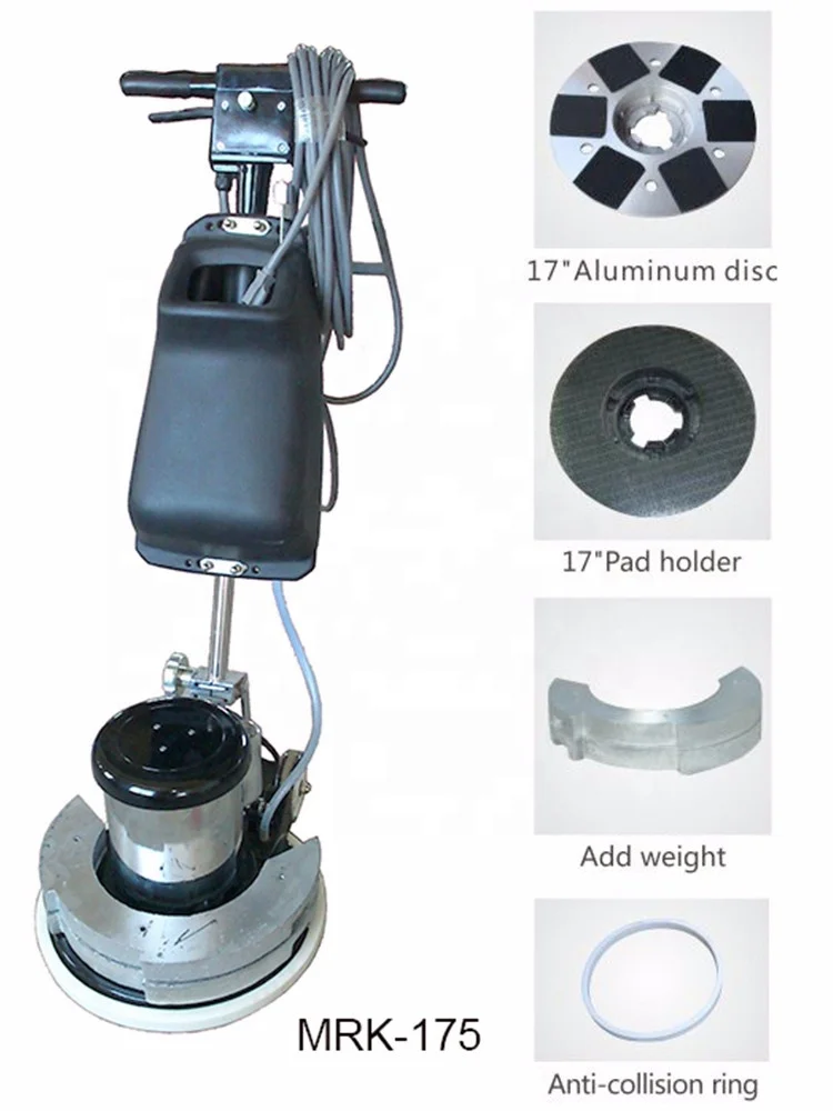High Efficiency 17 Inch Manual Floor Carpet Cleaning & Polishing Buffer Machine for Hotel Use